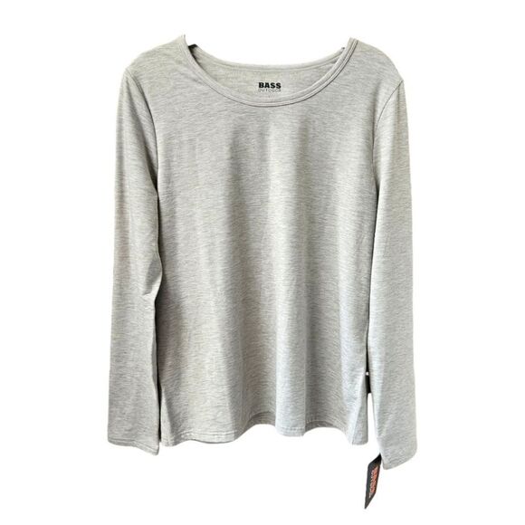 BASS OUTDOOR Women's LongโSleeve Athletic Top With B-flex Technology Size Large - Picture 1 of 13